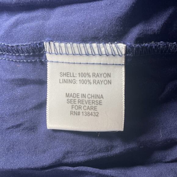 ModCloth Boho Through The Bluebells Women's M Blue Red Paisley Fit & Flare Dress - Picture 6 of 7